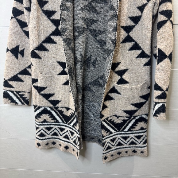 Frye Womens' Southwestern Patterned Jacquard Cardigan Size Small - Picture 4 of 11